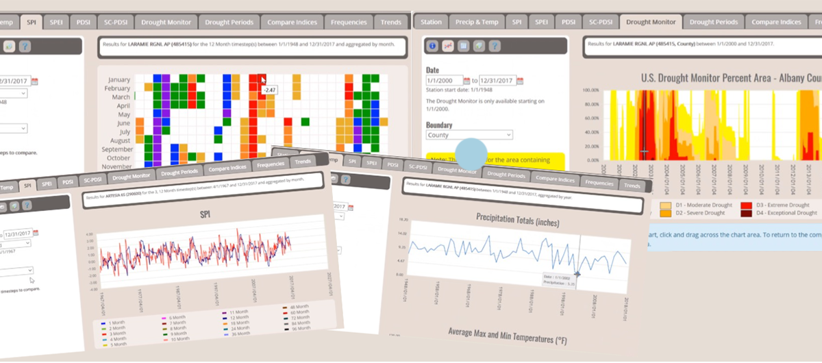 Example of dataset timeseries